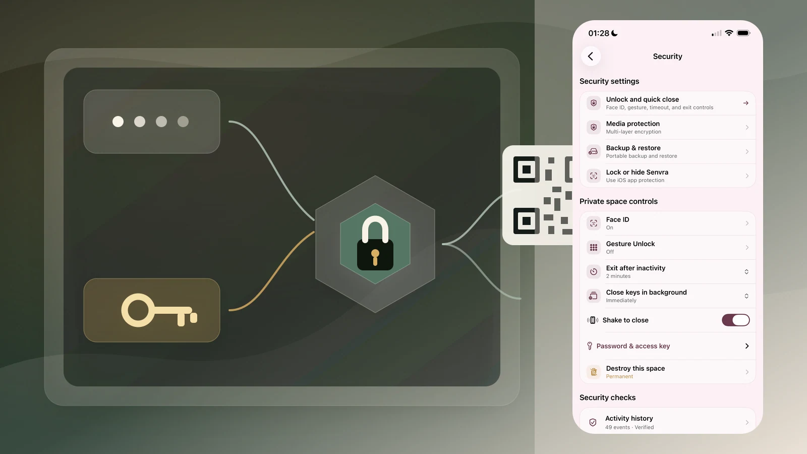 How to make a private space Access Key safer