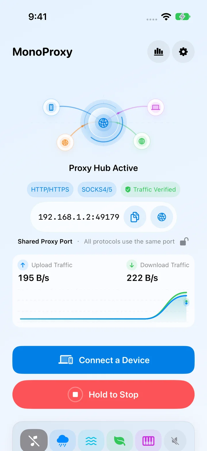 MonoProxy app preview